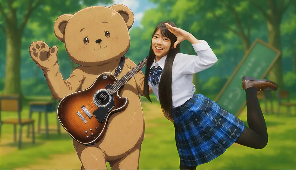 アニメ×実写の融合